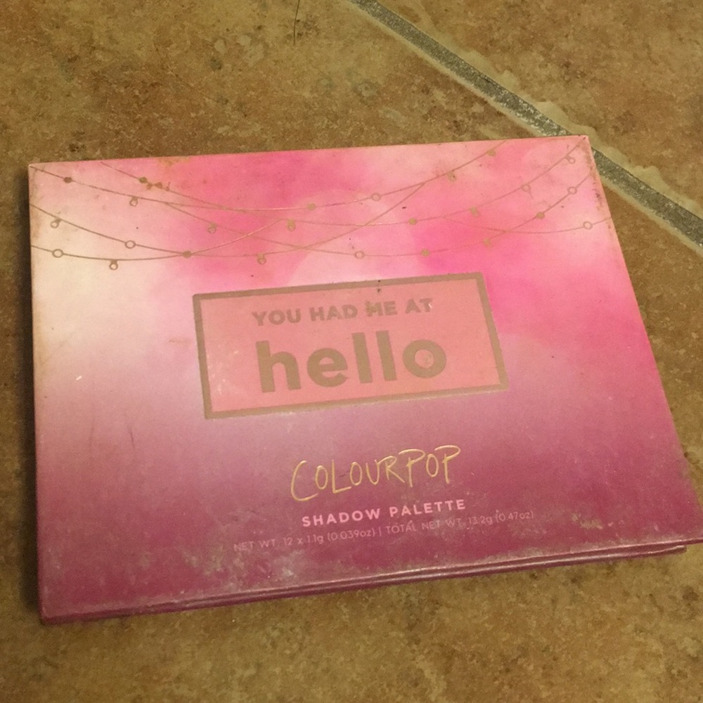 Colourpop eyeshadow palette!